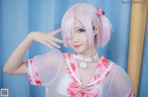 Cosplay 兔玩映画 草莓裙